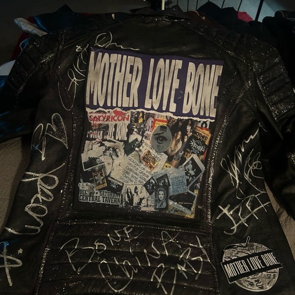 mother love bone Jackets & Blazers - Black Leather Jacket